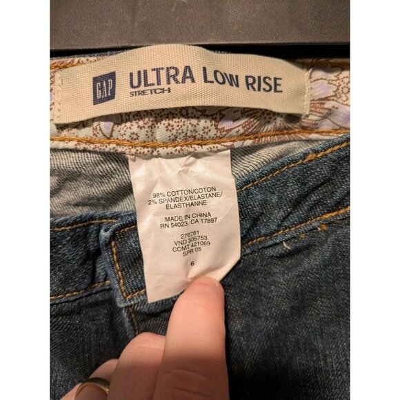 Vintage GAP Womens Denim 70s Flare Bootcut Bell Bottom 30x31 Size 6 - Picture 8 of 10